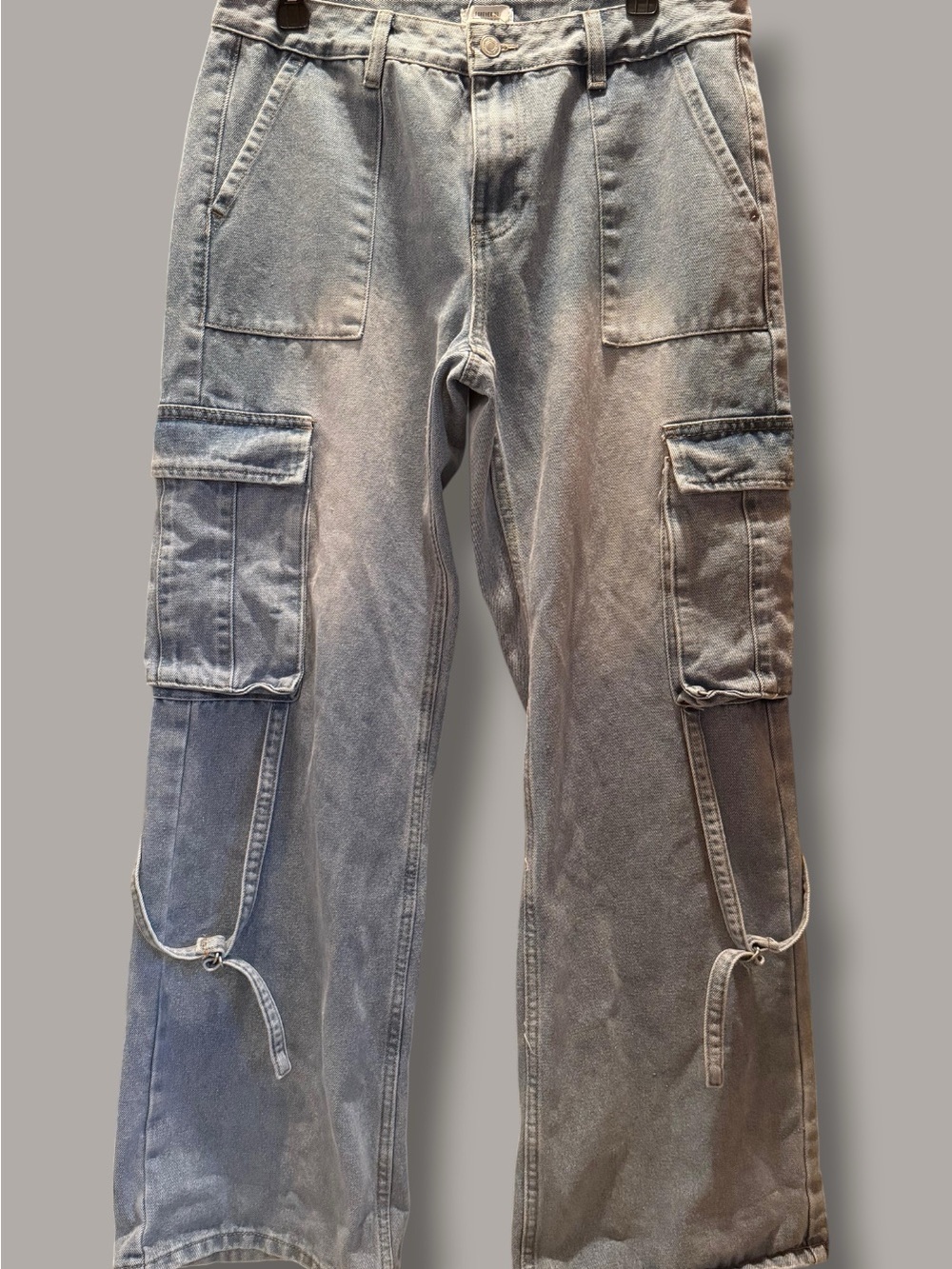 Forever 21 Light Blue cargo Denim Jeans
